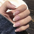 RikView French Press on Nails, Oval Glossy Fake Nails Short White False Nails Full Cover Prom Nails for Women and Girls