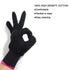 Lessmon Professional Heat Resistant Glove for Hair Styling, Heat Blocking for Curling, Flat Iron, 1 Piece, Pink Edge