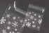 AKOAK 100 Count Resealable Clear Snowflake Bags, 14cm x 14cm +3cm for Candy Cookie Packaging