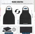 Noverlife Adjustable Adult Bib with Large Crumb Catcher Pocket, Reusable Eating Apron for Elderly Dining Clothing