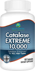 Best Earth Naturals Catalase Extreme Supplement - 10,000 with Saw Palmetto, Biotin, Fo-Ti, PABA - 60 Capsules
