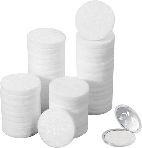 SynHHergyx Diffuser Refill Pads, 50 Pcs 1 Inch Round Essential Oil Diffuser Pad
