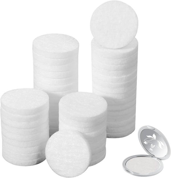 SynHHergyx Diffuser Refill Pads, 50 Pcs 1 Inch Round Essential Oil Diffuser Pad