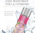 H2O 2 oz JO Cotton Candy Flavored Lube Edible Water Based Personal Lubricant for Oral Sex, Safe for Men, Women