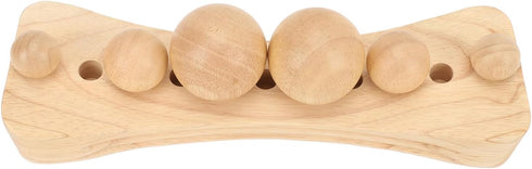Premium Beech Wood Massage Stretcher for Lumbar and Pelvic Relief - Ideal for Neck, Back, Hip, Shoulder, and Calf