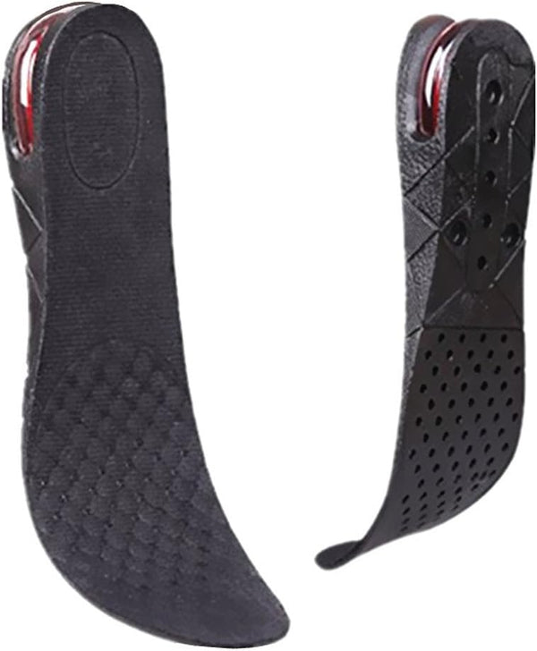 Kalevel Height Increase Insoles, 3cm, 1.2 Inches, Black Shoe Lifts for Men & Women
