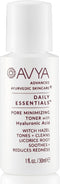 AVYA Pore Minimizing Toner, Travel Size 1 fl oz, with Hyaluronic Acid and Witch Hazel for Toning and Cleansing