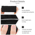 VELSCRUN 6 Pack Spa Headband, Makeup Headband, Black Sponge Hair Band Bow Tie for Washing Face