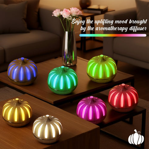 Harindiver 300ml 3H 6H 7 Essential Oil Diffuser for Home Bedroom, Aromatherapy Oil Diffuser with Timer, Color Light