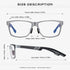 Blue-Light-Blocking Glasses for Men/Women, Gaming Glasses Computer Screen Eyeglasses with Metal Frame