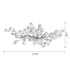 SWEETV Rhinestone Bride Wedding Hair Clip, Silver Crystal Bridal Hair Comb, Sparkly Hair Piece for Women/Girls &