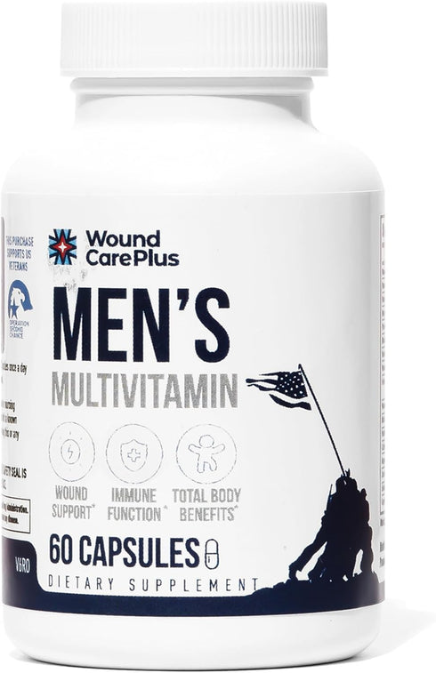 Wound Care Plus Men's Multivitamin Comprehensive Vitamin & Mineral Blend with Vitamins