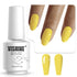Vishine Gel Polish Nail Art Soak-off UV LED Nail Gel Polish, DIY Manicure in Yellow (561)