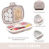 Travel Pill Organizer, Portable 8 Compartments Small Pill Case Daily Pill Box to Hold Vitamins, Cod Liver Oil, Medicine