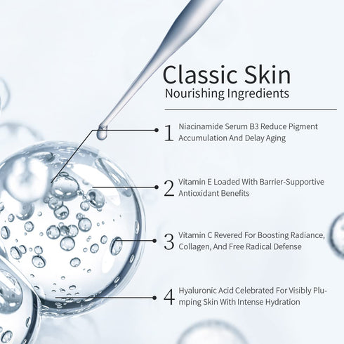 Vitamin C Serum for Face, Anti-Aging with Hyaluronic Acid, Reduces Wrinkles and Dark Spots, Retinol Serum