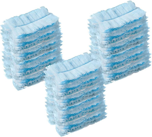 KMAKII Disposable Duster Refills, Heavy Duty Blue Electrostatic Replacement Head, 30 Counts