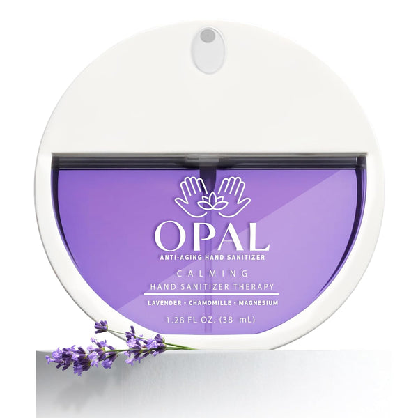 OPAL WELLNESS Hand Sanitizer Spray 1.18oz Travel Size Relaxing Hand Sanitizer Therapy with