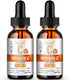 Vemluta 2 Packs Liposomal Vitamin C 2000mg Liquid Drop, High Absorption VC Complex