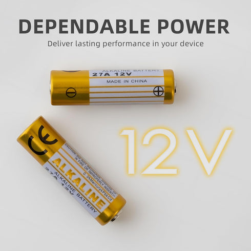 Soyasi 6 Pack 27A 12V A27 12 Battery, Volt Alkaline Batteries for Remote, Long Lasting
