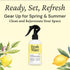 Fresh Wave Lemon Odor Eliminator Spray & Air Freshener, 8 oz. | Odor Absorbers for Home | Safer Odor Relief | Natural Plant-Based Odor Eliminator | For Furniture, Fabrics & Trash