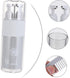 Set Mouthwash Cup Toothbrush Box Pcs Portable Travel Organizer Plastic Sealed for Toothbrushes Accessories