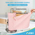 AIDEA Pink Microfiber Cleaning Cloth Roll - 75PK, Reusable Tear Away Towels for Cars, Kitchen, and Windows