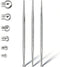 Facial Reflexology Tool Set Includes 6 Acupuncture Pen Heads for Ear &