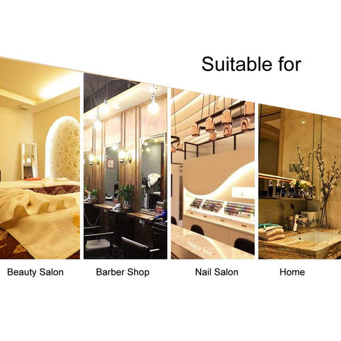 Spiral Blower Stand Spring Wall Mounting Hair Dryer Rack Stainless Steel Holder for Home Salon