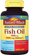 Nature Made Ultra Omega-3 Burpless Fish Oil - 1400 mg Softgels with Omega 3, 130 Ct