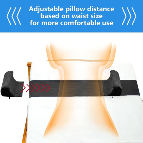 SGTMATCY Lateral Support for Wheelchair Lateral Support Cushion with Adjustable Side Panels for Wheelchairs,Wheelchair