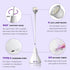 LED UV Nail Lamp, Mini U V Light for Gel Nails, 18W Rechargeable Nail Light Dryer with 60s Timers