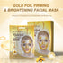 MOND'SUB 24K Gold Face Firming Mask, 6-Pcs Anti Aging, Brightening, Hydrating Facial Mask for Both Men & Women
