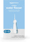 Amazon Basics HydroClean Cordless Water Flosser, 1 Handle, 2 Flosser Tips, 2 AA Batteries Included for Easy Use