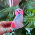 Pink Acetate Dog Hair Clip: Claw Clip for Women, Hair Accessories S2