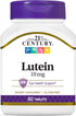 21st Century Lutein Tablets, 10 mg, 60 Count