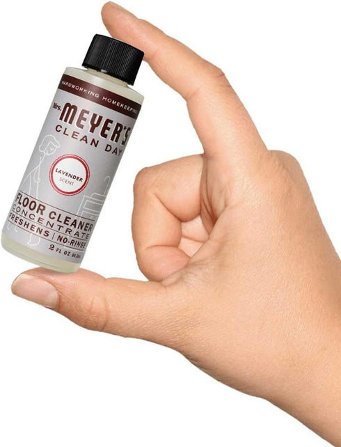 Pack, 4x 2 OZ Mrs. Meyers Clean Day Variety Concentrated Laundry Detergent + Floor Concentrate, Basil + Lavender +
