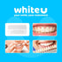 WhiteU 14 7 Teeth Whitening Strips for Sensitive Teeth - Peroxide Free No Sensitivity - Strips with Pap+ & Nano
