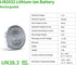 EEMB 10PCS LIR2032 Rechargeable Battery 3.7V Lithium-ion Coin Button Cell Batteries 45mAh 2032 Rechargeable Battery