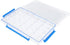 GARVALON Weekly Pill Organizer Divided Containers Portable Plastic Case for Tablets Storage