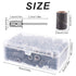 Rolybag Sanding Bands for Nail Drill - 100 Fine Sand Bands with Storage Box for 3/32" Nail Drill