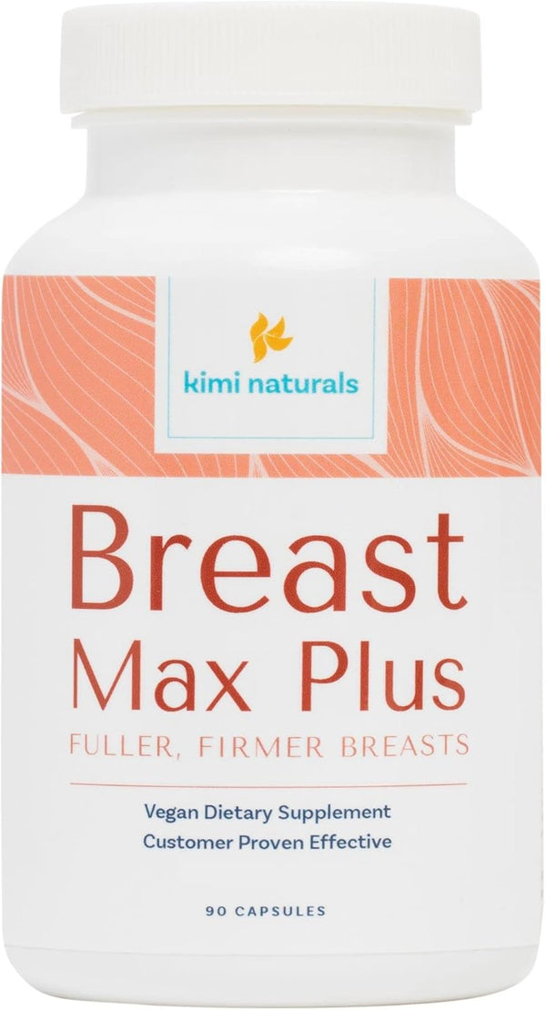 KIMI Naturals Breast Max Plus - Enhancement Pills for Fast Growth, Bigger Bust, 90 Capsules