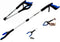 Grabber Reacher Tool, 32” Heavy Duty Pick Up Stick with Strong Magnetic and Swivel Head for Seniors (Blue)