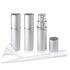 L'AUTRE PEAU Refillable Fine Mist Perfume & Cologne Atomizers with Metallic Exterior & Glass Interior - 5ml Portable
