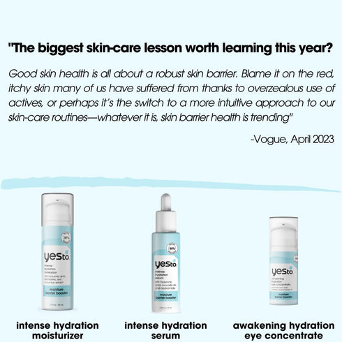 Yes To Intense Hydration Serum with Hyaluronic Acid, Avocado Oil, Vitamin B, Natural, Vegan & Cruelty Free, 0.95 Fl Oz