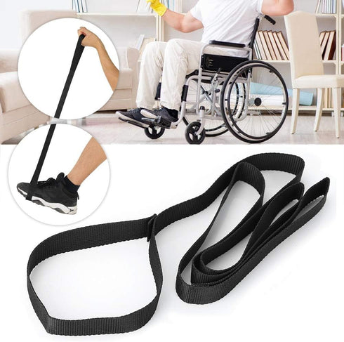 Kireina Leg Lifter Strap Nylon with Foot Strip Mobility Aids for Elderly People who is inconvenient Arthritis Leg