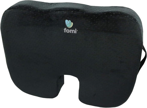 20 16 3.5 FOMI Extra Wide and Thick Firm Coccyx Seat Cushion | x x | Large Black Orthopedic Memory Foam Pad for Car