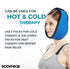 Bodyprox Face Ice Pack for Jaw, Head and Chin, Adjustable Hot and Cold Wrap for Wisdom Teeth and TMJ Pain Relief