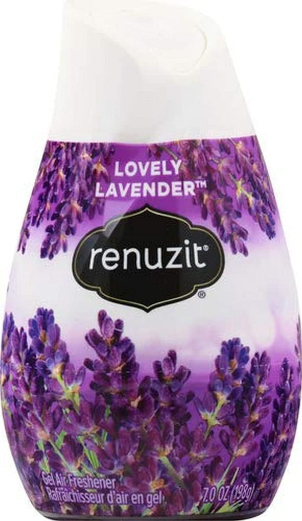 Renuzit Gel Air Freshener, Lovely Lavender, 7 oz