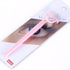 MSQ Eyelash Comb Separator with Brush and Cover, Arc Designed Cosmetic Tool (1PCS)