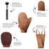 Self Tanning Mitt Applicator Kit - Sanfery 5 Pack Tanning Mitts with Glove, Back Applicator, Mini Tan Mitt, Exfoliating